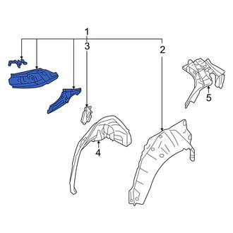 Toyota OE - Rear Left Inner Quarter Panel