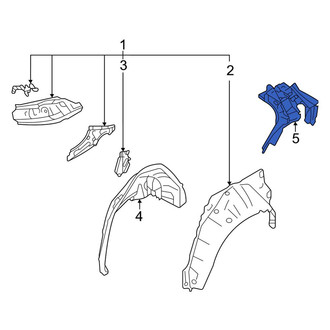 Toyota OE - Rear Left Quarter Panel Extension