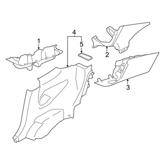 Toyota OE - Quarter Panel - Interior Trim