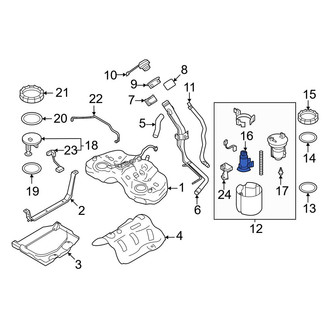 Toyota OE - Fuel Pump and Strainer Set
