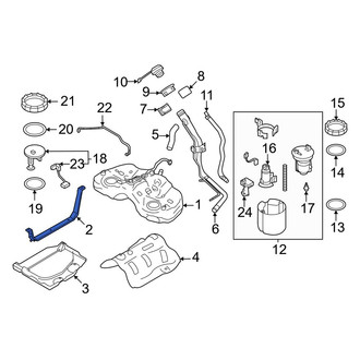 Toyota OE - Fuel Tank Strap