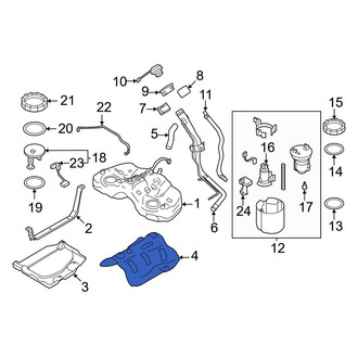 Toyota OE - Fuel Tank Shield