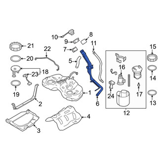 Toyota OE - Upper Fuel Tank Filler Neck
