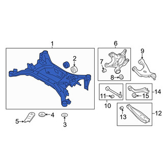Toyota OE - Rear Suspension Subframe Crossmember