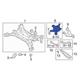 Toyota OE - Rear Left Suspension Knuckle