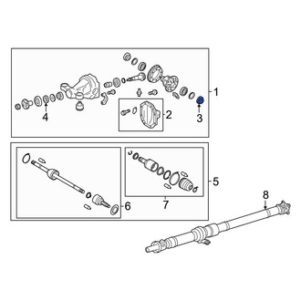 Toyota OE - CV Axle Shaft Seal