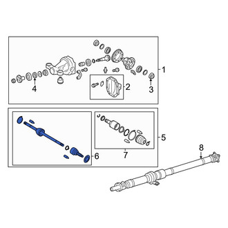 Toyota OE - Rear Outer CV Joint Kit