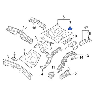 Toyota OE - Rear Spare Tire Bracket
