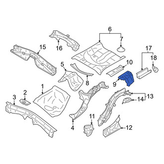 Toyota OE - Rear Left Floor Extension