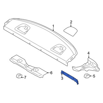 Toyota OE - Rear Left Package Tray Trim