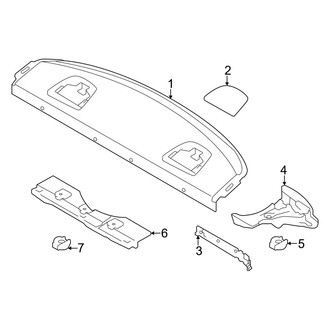 Toyota OE - Rear Body & Floor - Interior Trim (Package Tray)