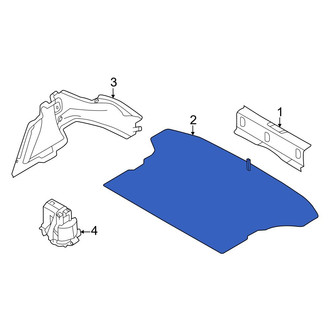 Toyota OE - Rear Trunk Mat