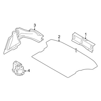 Toyota OE - Rear Body & Floor - Interior Trim (Trunk)