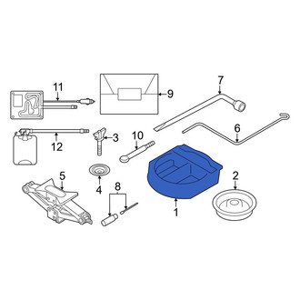 Toyota OE - Rear Trunk Floor Storage Box