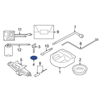 Toyota OE - Spare Tire Washer