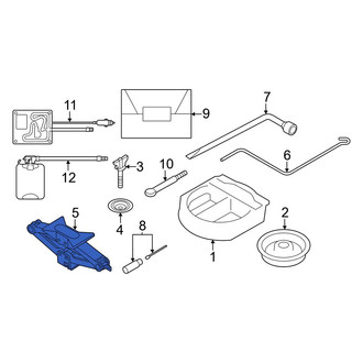 Toyota OE - Rear Floor Jack