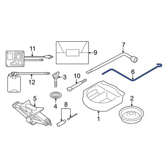 Toyota OE - Floor Jack Handle