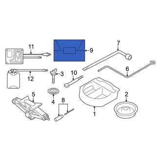 Toyota OE - Rear Multi-Purpose Tool Set