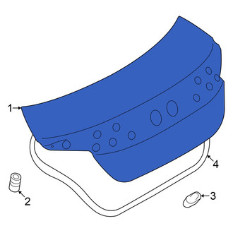 Toyota OE - Rear Deck Lid