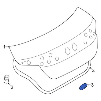 Toyota OE - Rear Deck Lid Stop Buffer