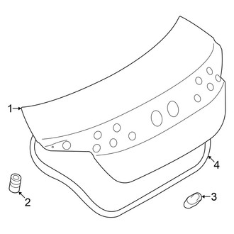 Toyota OE - Trunk Lid - Lid & Components