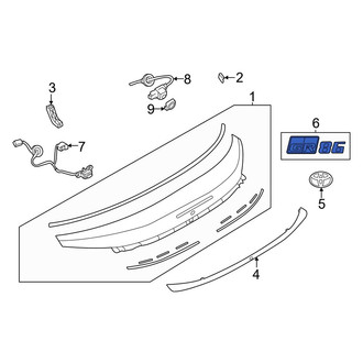 Toyota OE - Rear Deck Lid Emblem