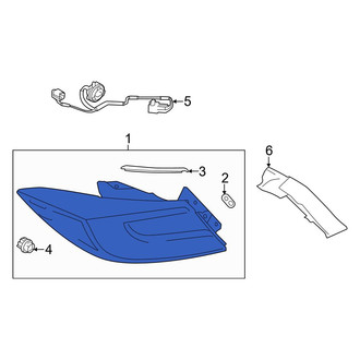 Toyota OE - Rear Left Tail Light Assembly