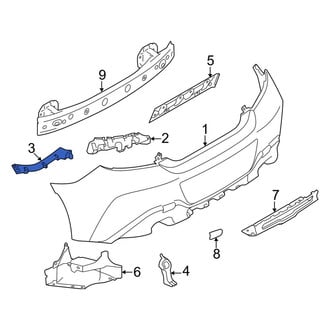 Toyota OE - Right Outer Bumper Cover Bracket