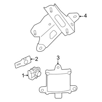 Toyota OE - Rear Bumper - Electrical Components