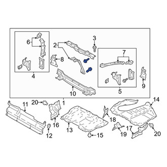 Toyota OE - Front Radiator Support Panel