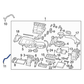 Toyota OE - HVAC Heater Hose