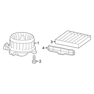 Toyota OE - Air Conditioner & Heater - Blower Motor & Fan