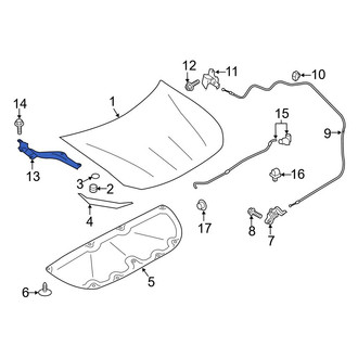 Toyota OE - Front Left Hood Hinge