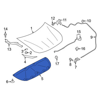 Toyota OE - Hood Insulation Pad