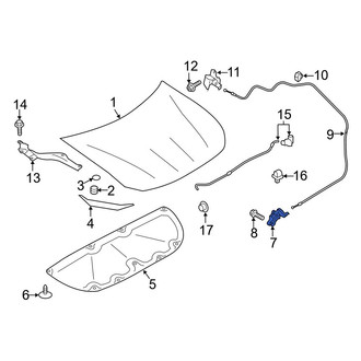 Toyota OE - Front Hood Latch
