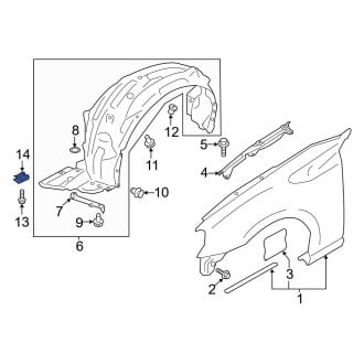 Toyota 86 OEM Fenders | Factory Front & Rear Fenders — CARiD.com