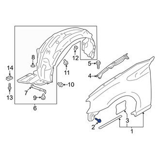 Toyota OE - Fender Apron Bolt