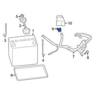 Toyota OE - Battery Cable Terminal End