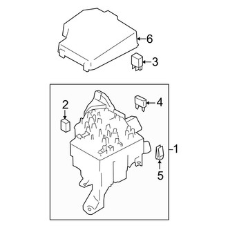 Toyota OE - Electrical - Fuse & Relay (Engine Compartment)