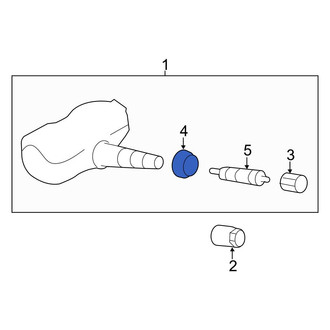 Toyota OE - Tire Pressure Monitoring System (TPMS) Sensor Grommet