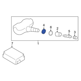 Toyota OE - Tire Pressure Monitoring System (TPMS) Sensor Grommet