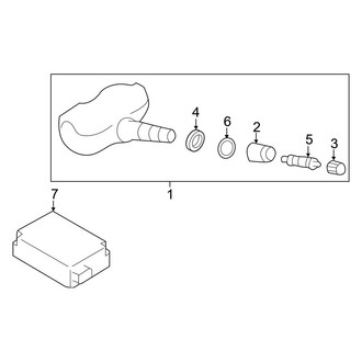 Toyota OE - Electrical - Tire Pressure Monitor Components