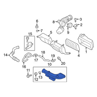 Toyota OE - Engine Air Intake Hose