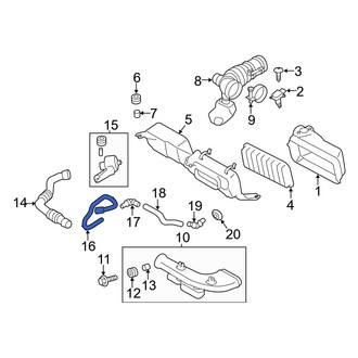 Toyota OE - Engine Air Intake Hose