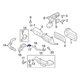 Toyota OE - Engine Air Intake Hose
