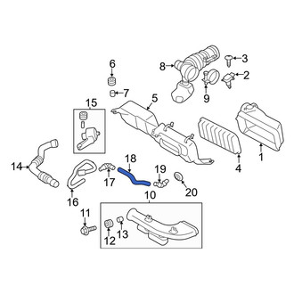 Toyota OE - Engine Air Intake Hose