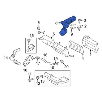 Toyota OE - Engine Air Intake Hose