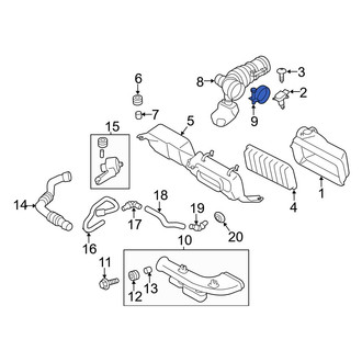 Toyota OE - Engine Air Duct Clamp