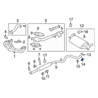 Toyota OE - Exhaust Muffler Bolt