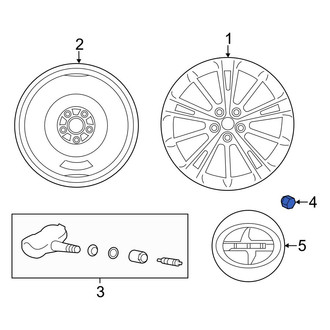 Toyota OE - Wheel Lug Nut